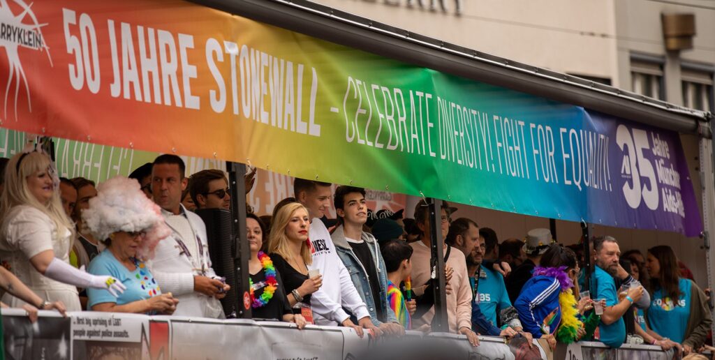 Gay Pride 50-vuotisjuhlat Münchenissä